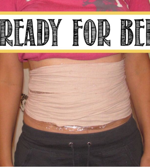 Lose 1 Inch Over Night DIY Body Wrap