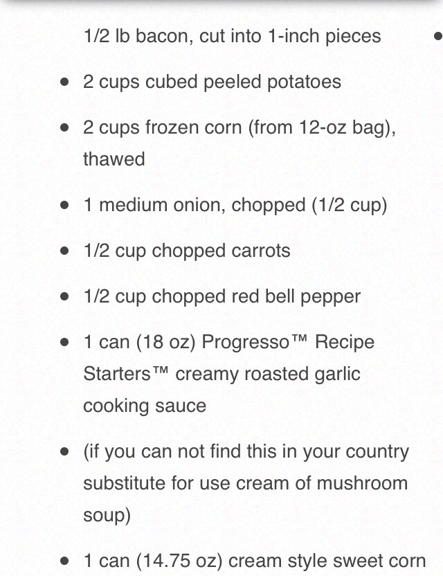 Bacon & Corn Chowder ( Crockpot Style) ✨✨✨👍