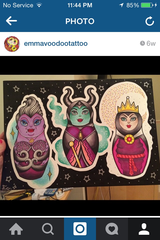 Disney Tattoo Inspiration 👸✨🔮