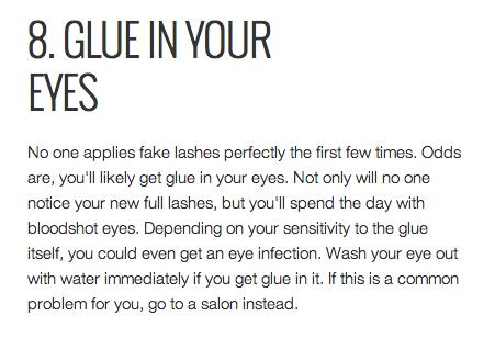 9 Reasons To Avoid Fake Lashes