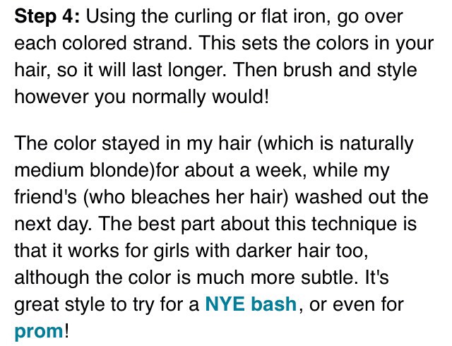 DIY Hair Chalking! Super Beautiful! 