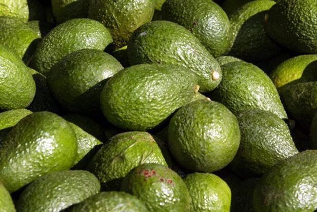 Cut an avocado into quarters length-wise to break the fruit from the pit (once it’s down to the last section, you can just pop the pit right off). Run a knife under the tip of skin on each section, then peel it off like a banana.
