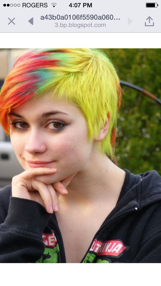 Rainbow Hair Colors 