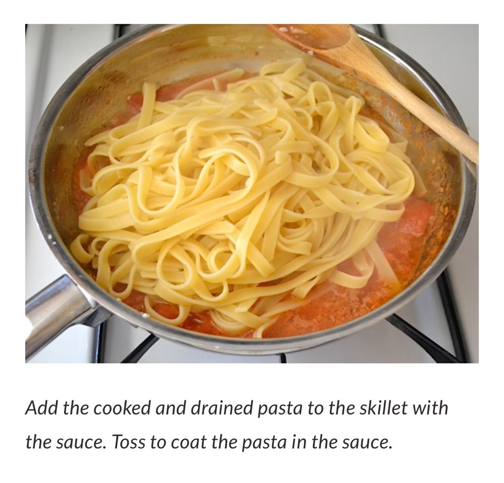 Spicy Shrimp Tomato Pasta 