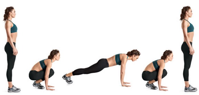 10 burpees
*add a push up to increase difficulty*
