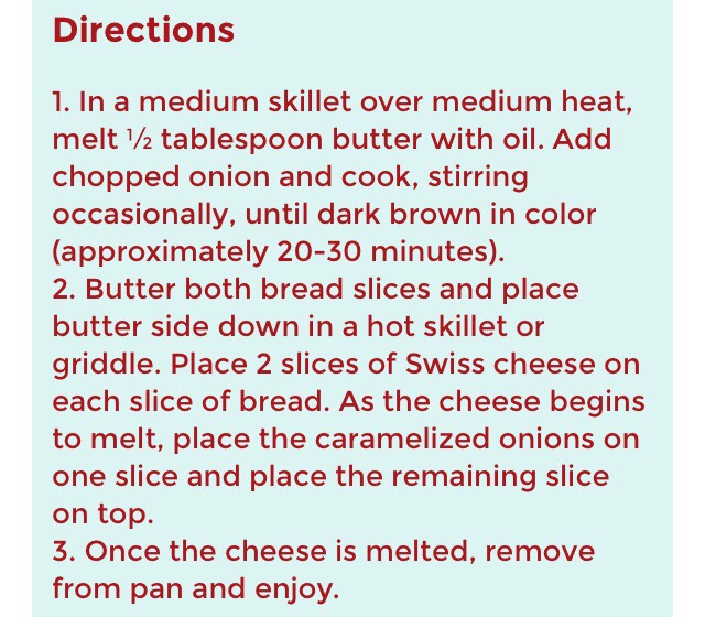 French Onion Grilled Cheese!