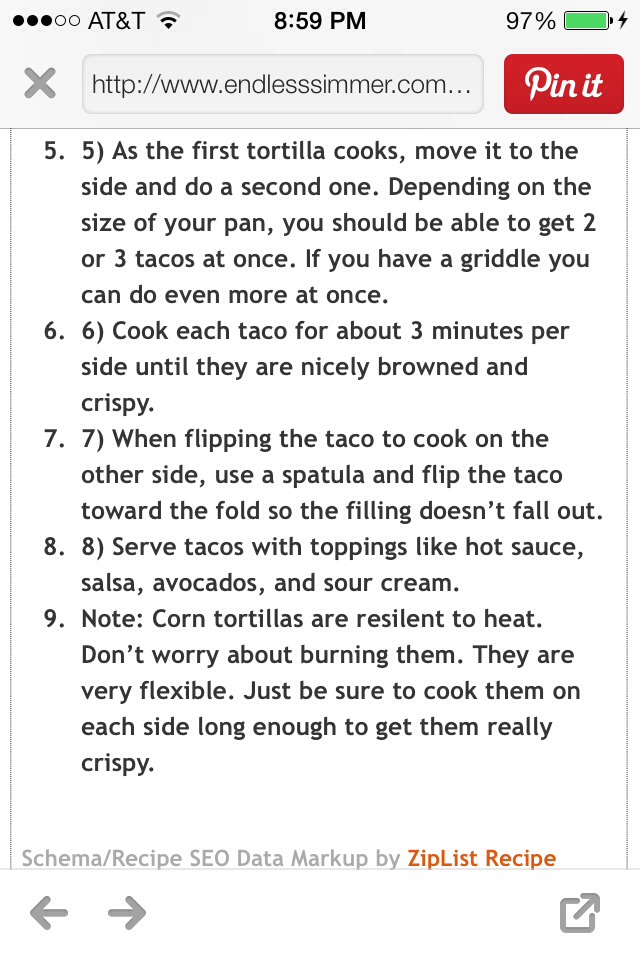 Crispy Black Bean Tacos