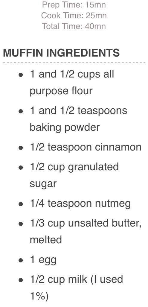 Nutella stuffed cinnamon sugar muffins 