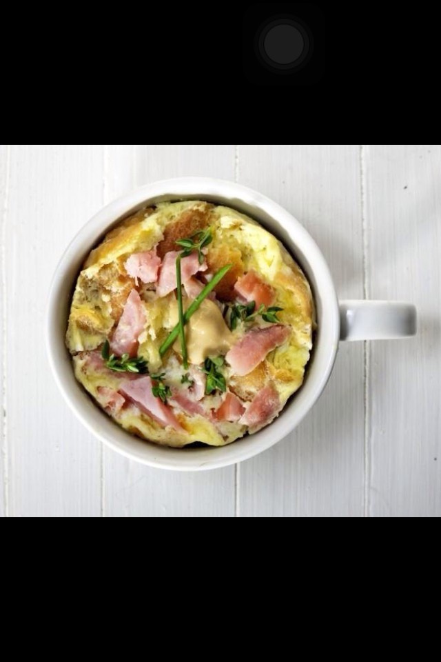 Coffee cup quiche 