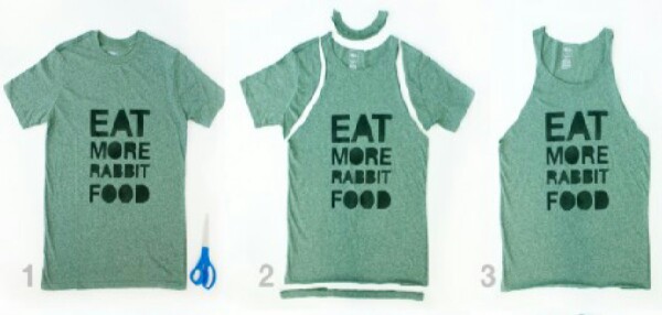 simple DIY workout shirt that is super easy and stylish (: