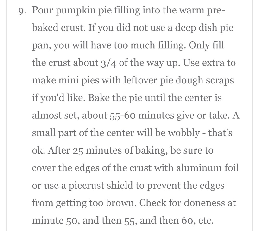 ❤️The Great Pumpkin Pie Recipe!!❤️