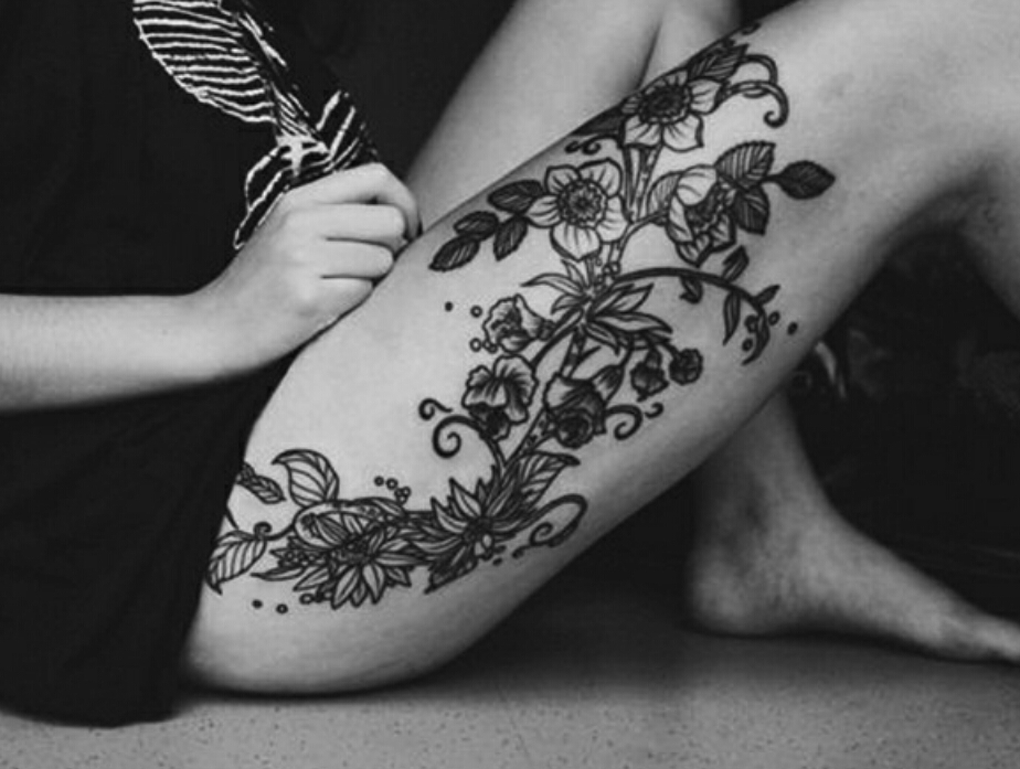Beautiful Thigh Tattoos!!!!