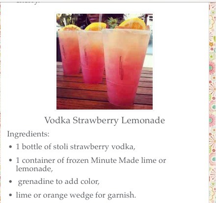 Vodka Strawberry Lemonade🍹🍹