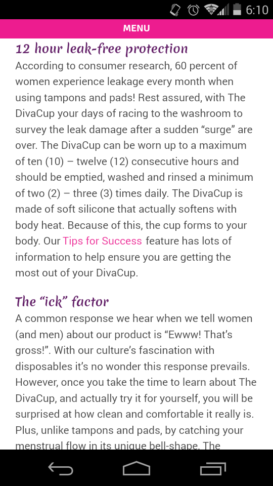 Diva Cup!?