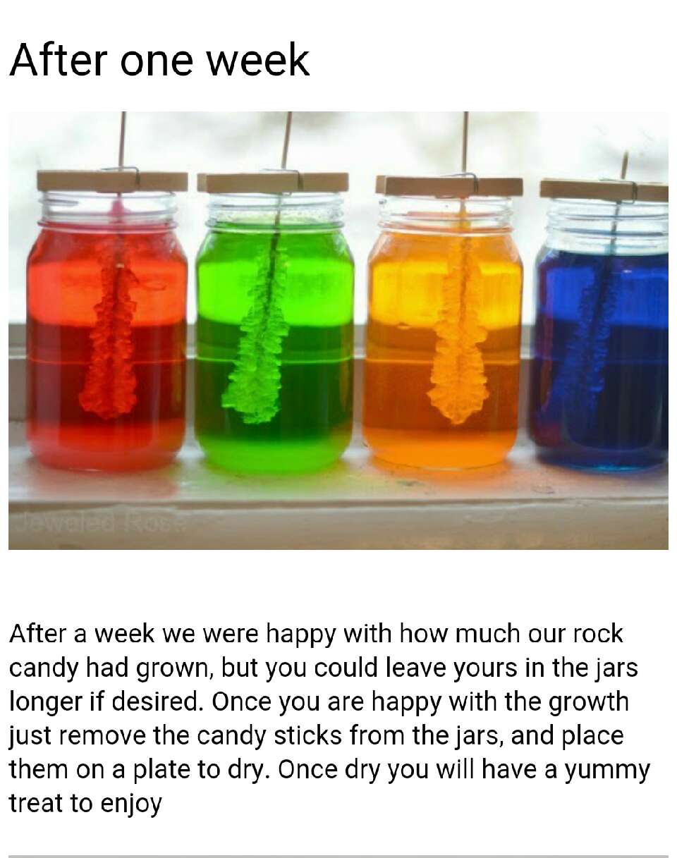 Rock Candy Experiment