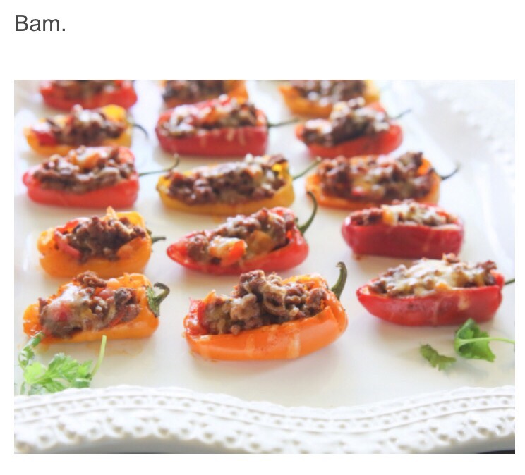 Mini Taco Stuffed Peppers!!!