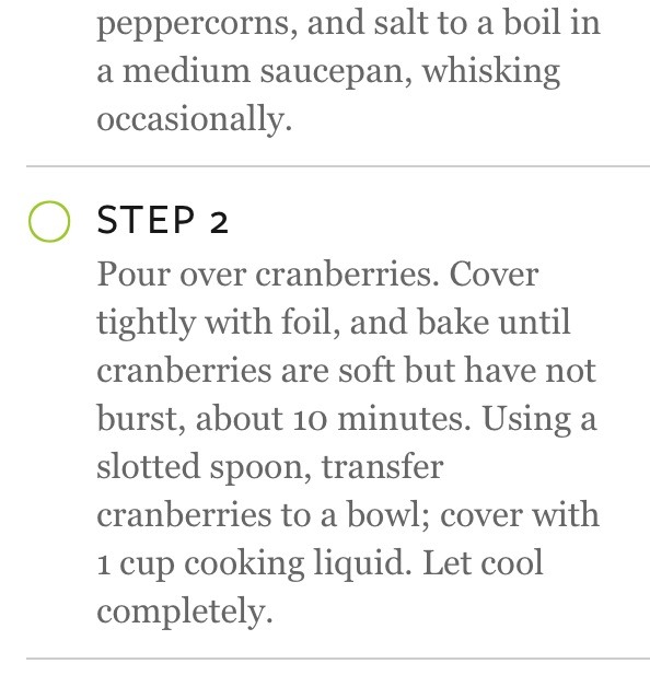 Cranberry Holiday Cocktail