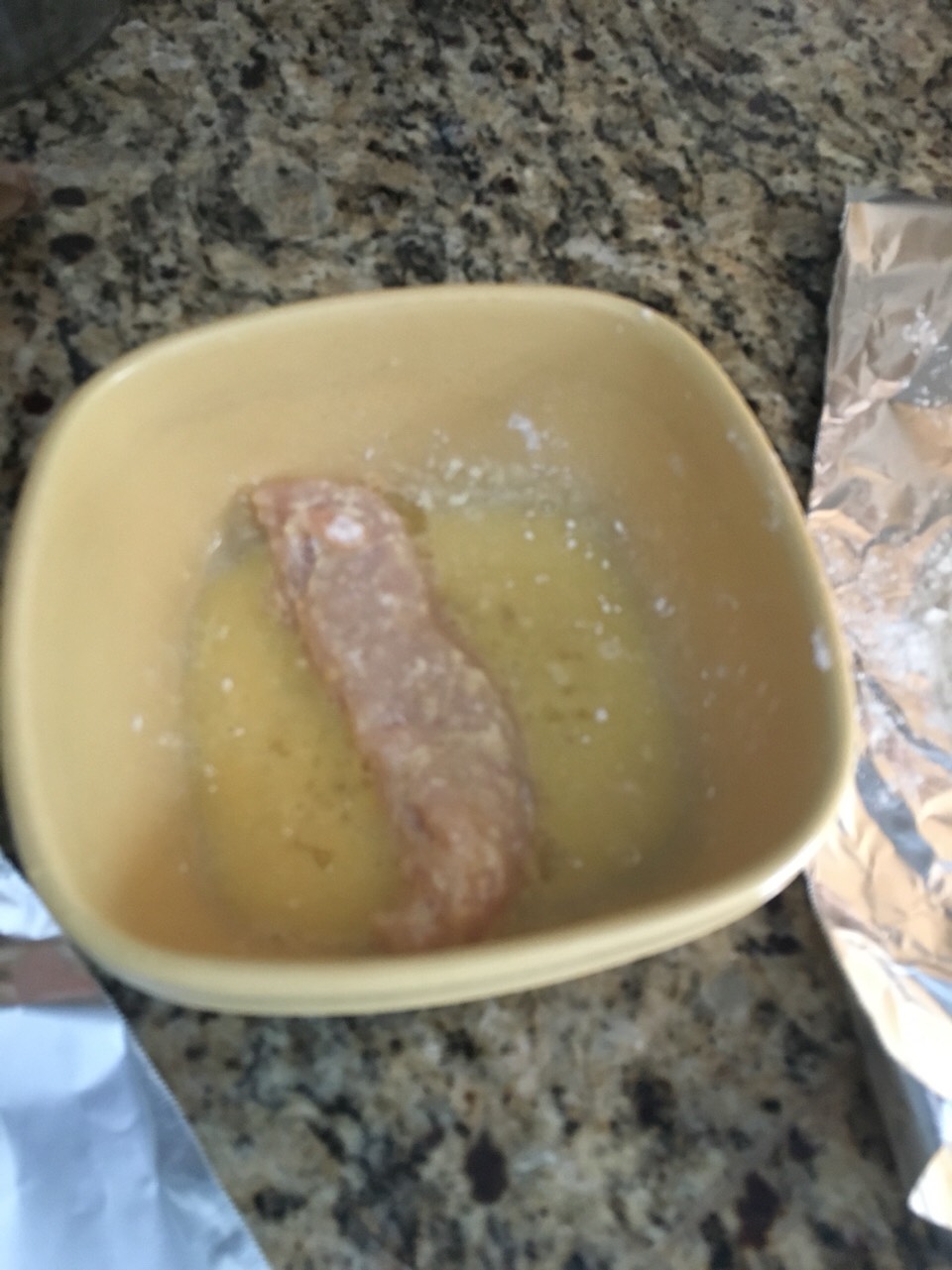 Dip them in eggs
