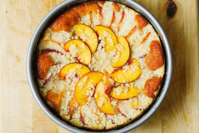 Peach Cream Cheese Cake 