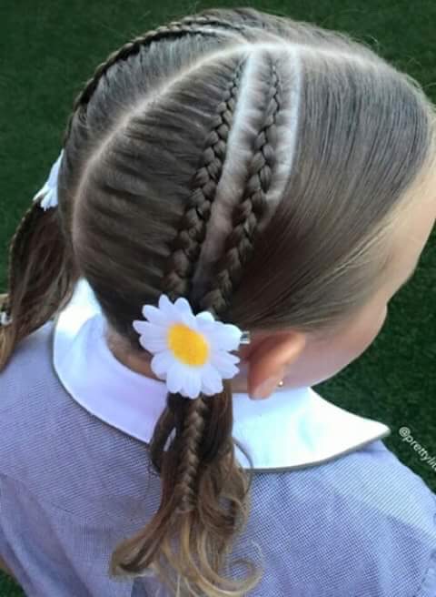 💕28 Braided & Knotted Hairdos For Little Girls💕