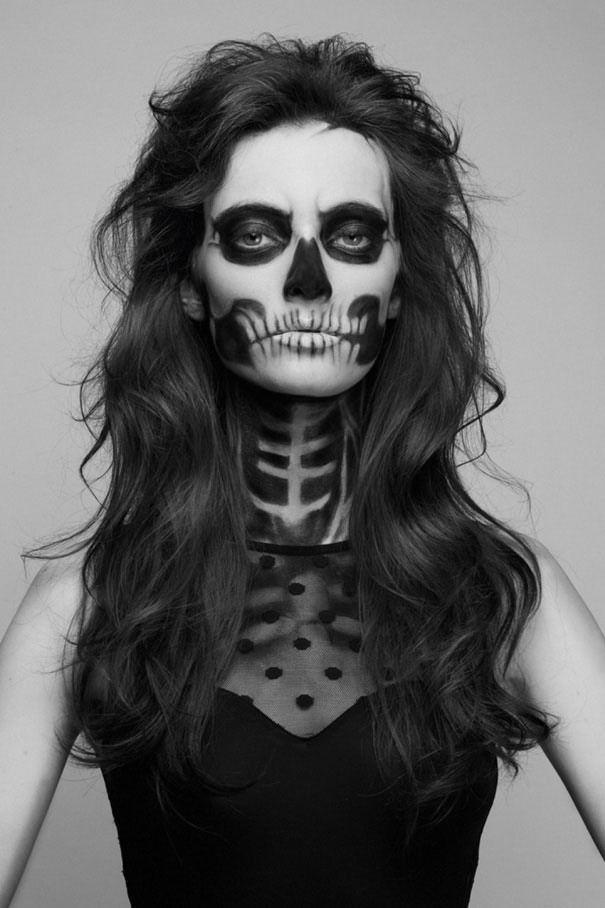20 Creepy But Cool Halloween Makeup Ideas! #Halloweentip