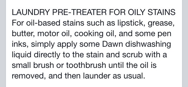Dawn Dish Soap. Not Just For Washing Dishes Anymore!