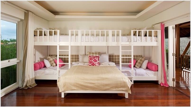 Elegant Space Savings Bedrooms For Four Kids!!👍👍