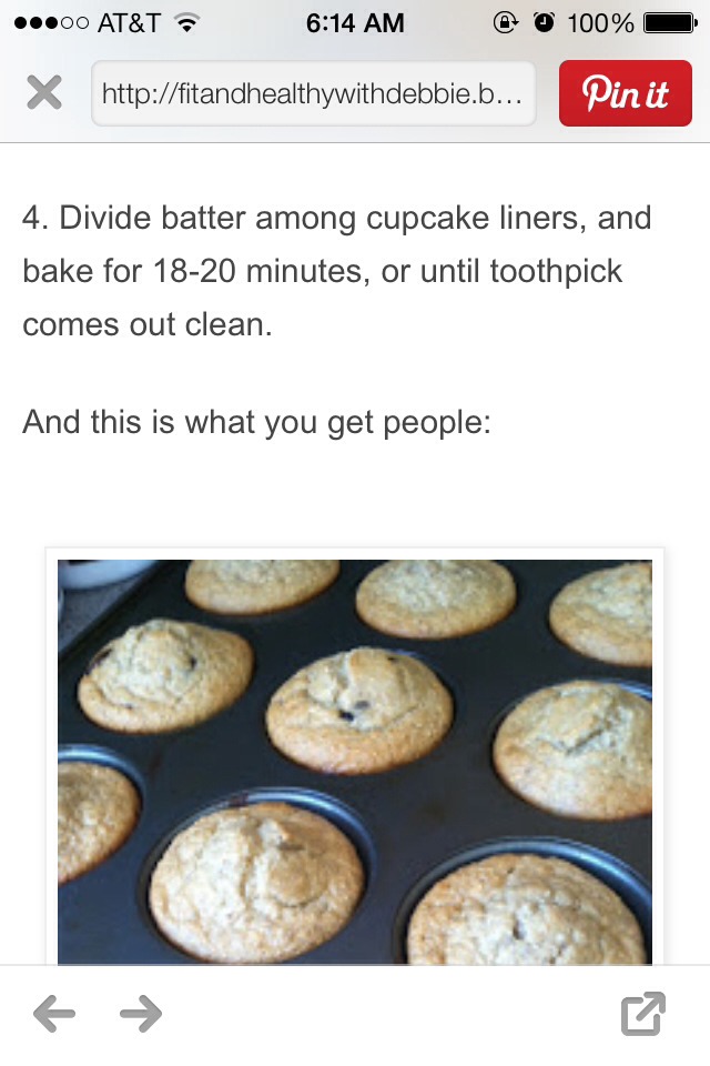 Clean Banana Oatmeal Breakfast Muffins. No Flour Or Sugar!
