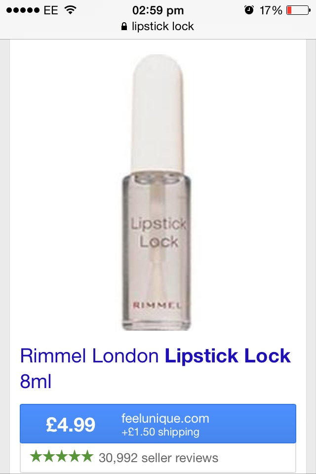 This is the lipstick lock I use! Highly recommended for keeping your lipstick looking like it's just been applied!
