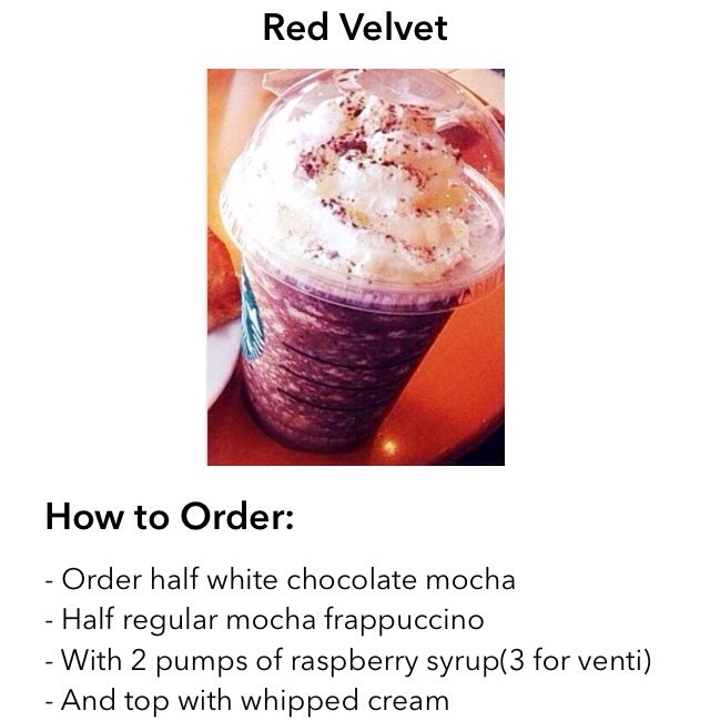 Starbucks Secret Frappes! 👈🏼