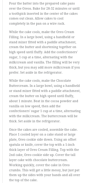 Stuffed Oreo Cake!