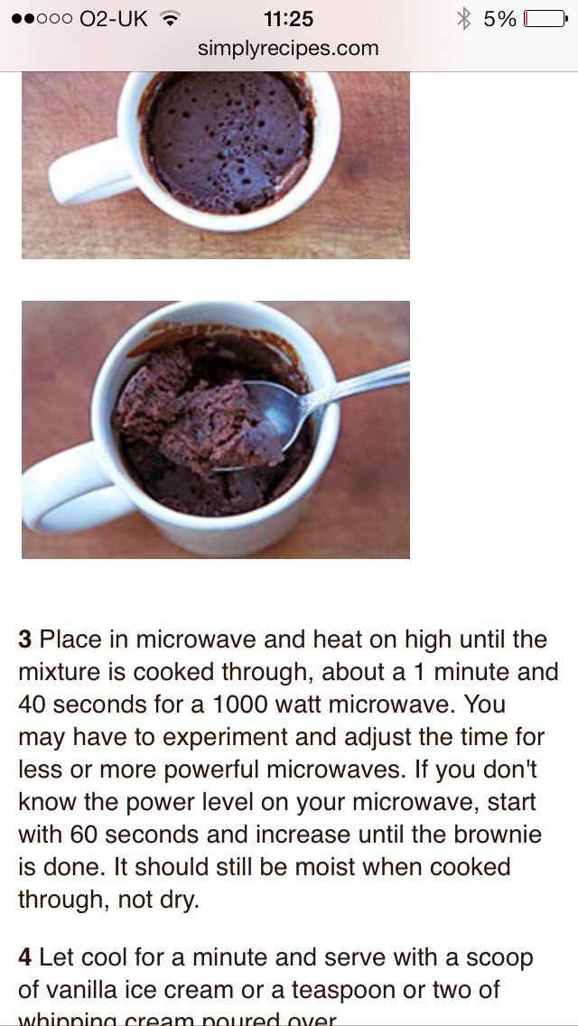 BROWNIE IN A CUP