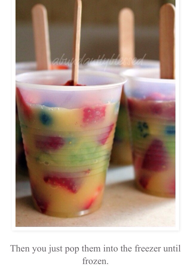 How To Make Fresh Fruit Pops!!!