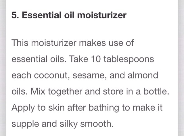 5 Homemade Skin Moisturizer Recipes
