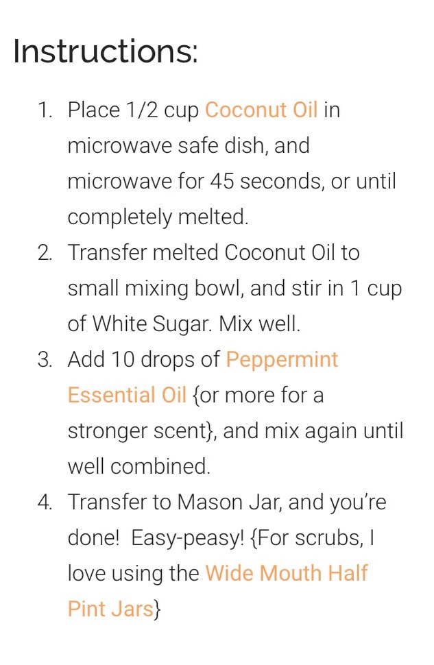 PEPPERMINT SUGAR SCRUB ❤️