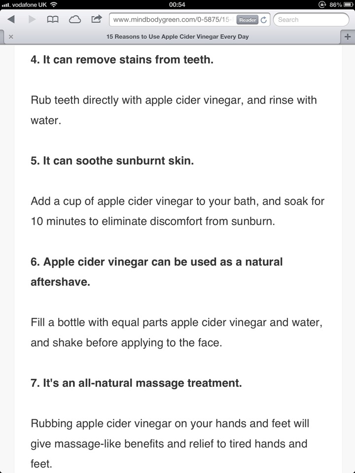 15 Reasons to Use Apple Cider Vinegar Every Day