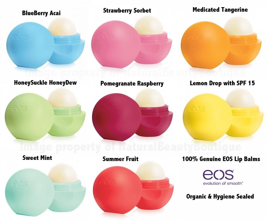 Eos Lip Balms 