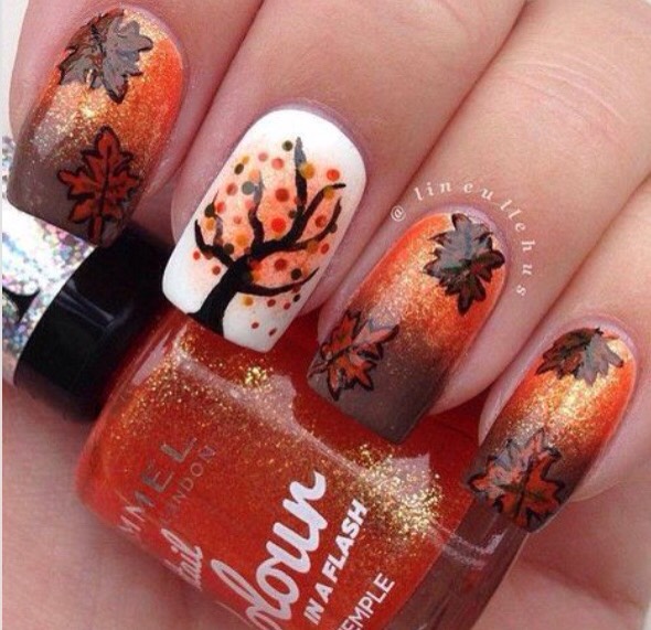 15 Gorgeous Nail Designs For Fall