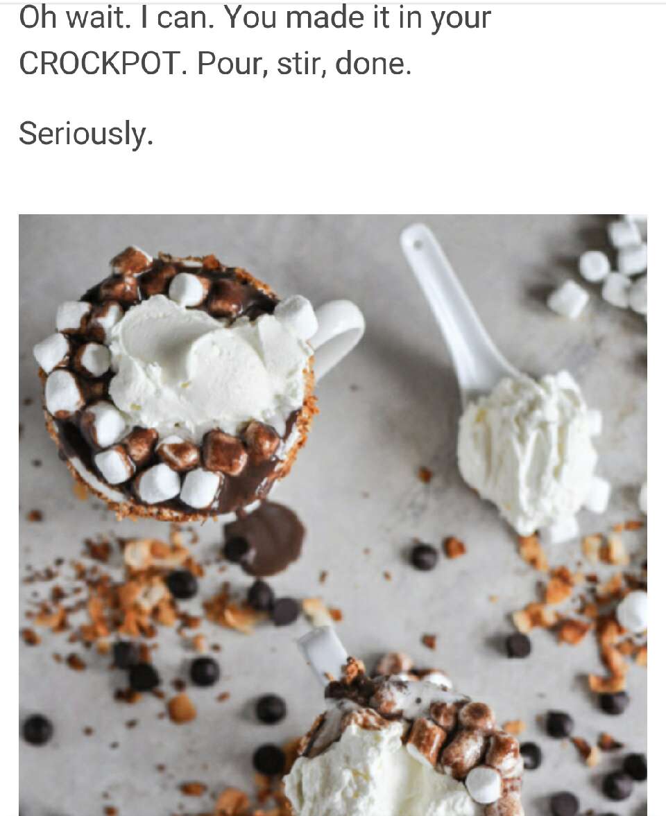 Creamy Coconut Hot Chocolate!!!