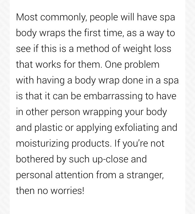DIY Body Wrap 💪