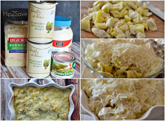 Directions:

Drain, rinse and chop artichokes into smaller pieces. Combine all ingredients including a little salt and pepper. Reserve 1/4 cup of the cheese for the top. Bake in an oven safe dish at 375 degrees for 25 minutes or until hot and bubbly. Serve with crackers or thinly sliced baguettes.