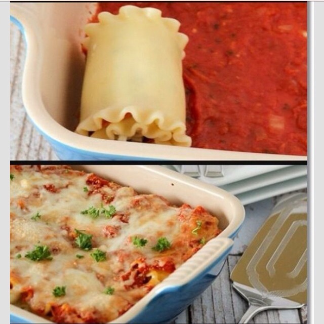 Pepperoni Pizza Lasagna Rolls 😆 So Yummy 