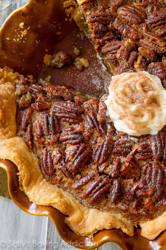 Additional Notes:
You can use light corn syrup instead. I have no subtitution suggestions that work correctly yielding the same texture, moisture, and flavor. Traditional pecan pie needs corn syrup.