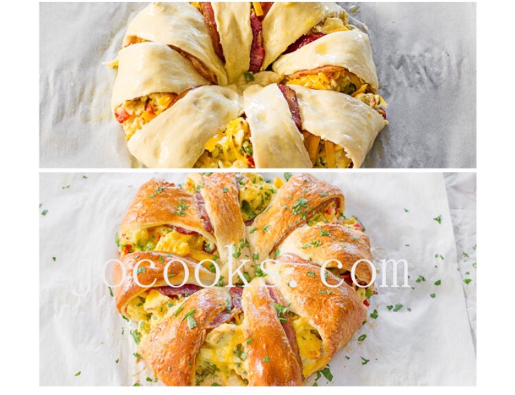 Crescent Bacon Breakfast Ring!! 