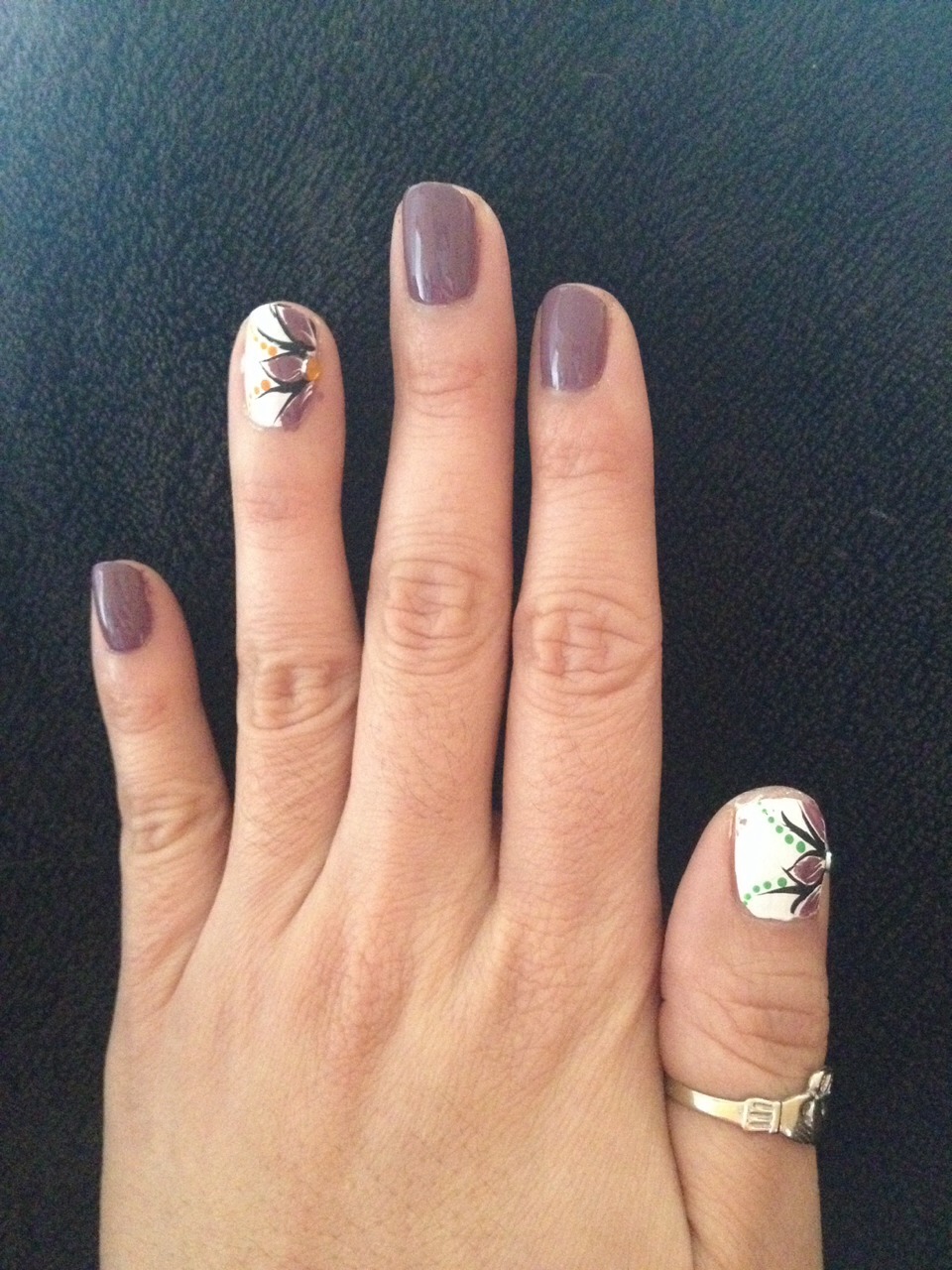 Spring Flower Nails:) 