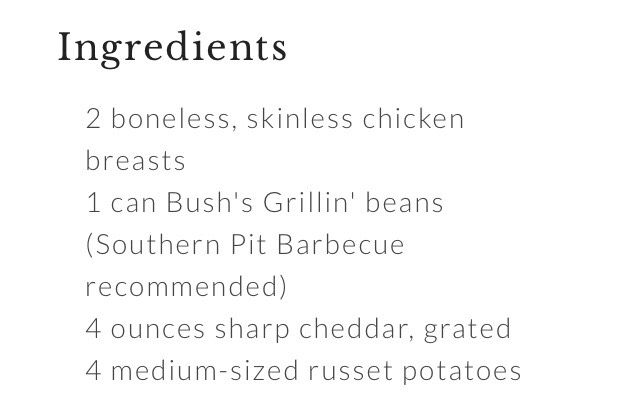 Barbecue Stuffed Baked Potatoes 