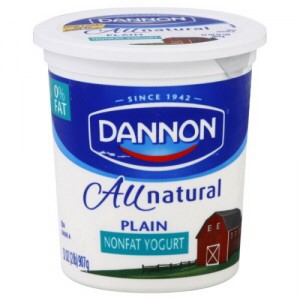 • 3 Teaspoons of Plain Yogurt