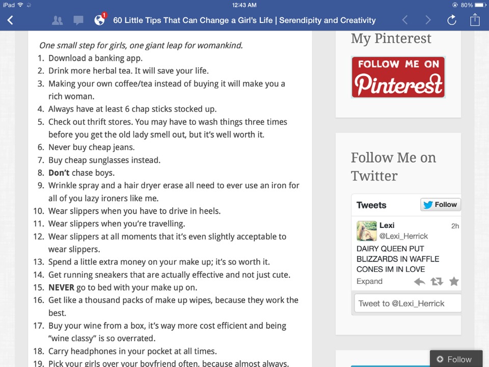 Little Changes That Will Change A Girls Life Must Read 