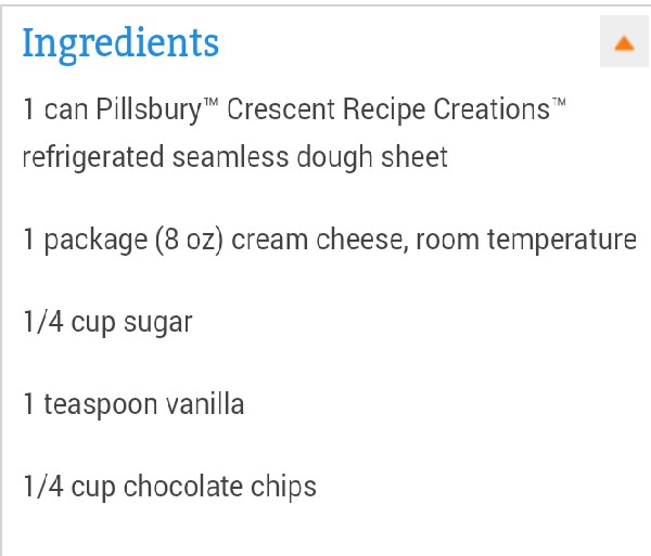 Chocolate Chip Crescent Danish!!
