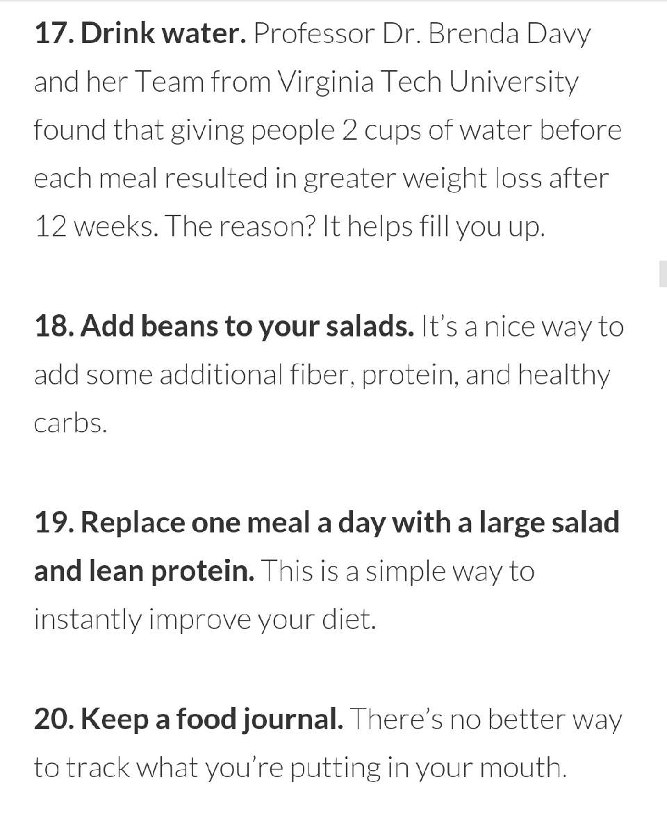 62 Lifestyle Changes To A Slimmer Body! !